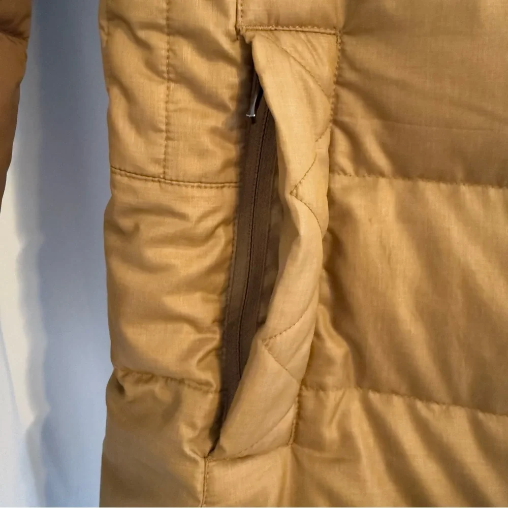 Marmot Alderbrook 700 Fill Down Parka Golden Honeycomb Winter Coat Womens Medium - Picture 5 of 16